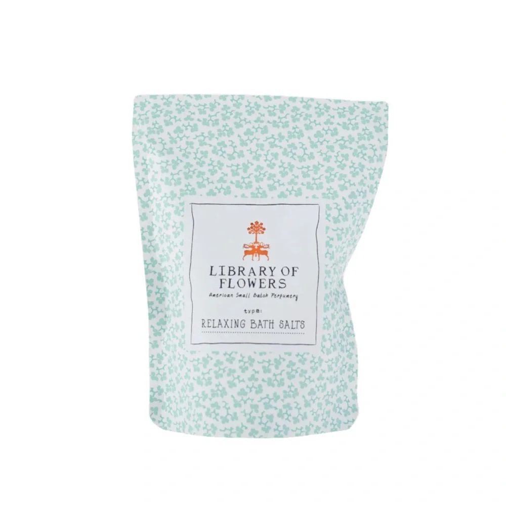 Library of Flowers Willow & Water Bath Salts Relaxing Spa‎ Soak 7oz New